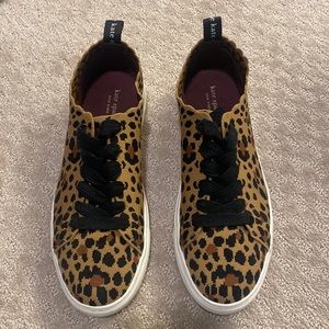 Kate Spade leopard tennis shoes